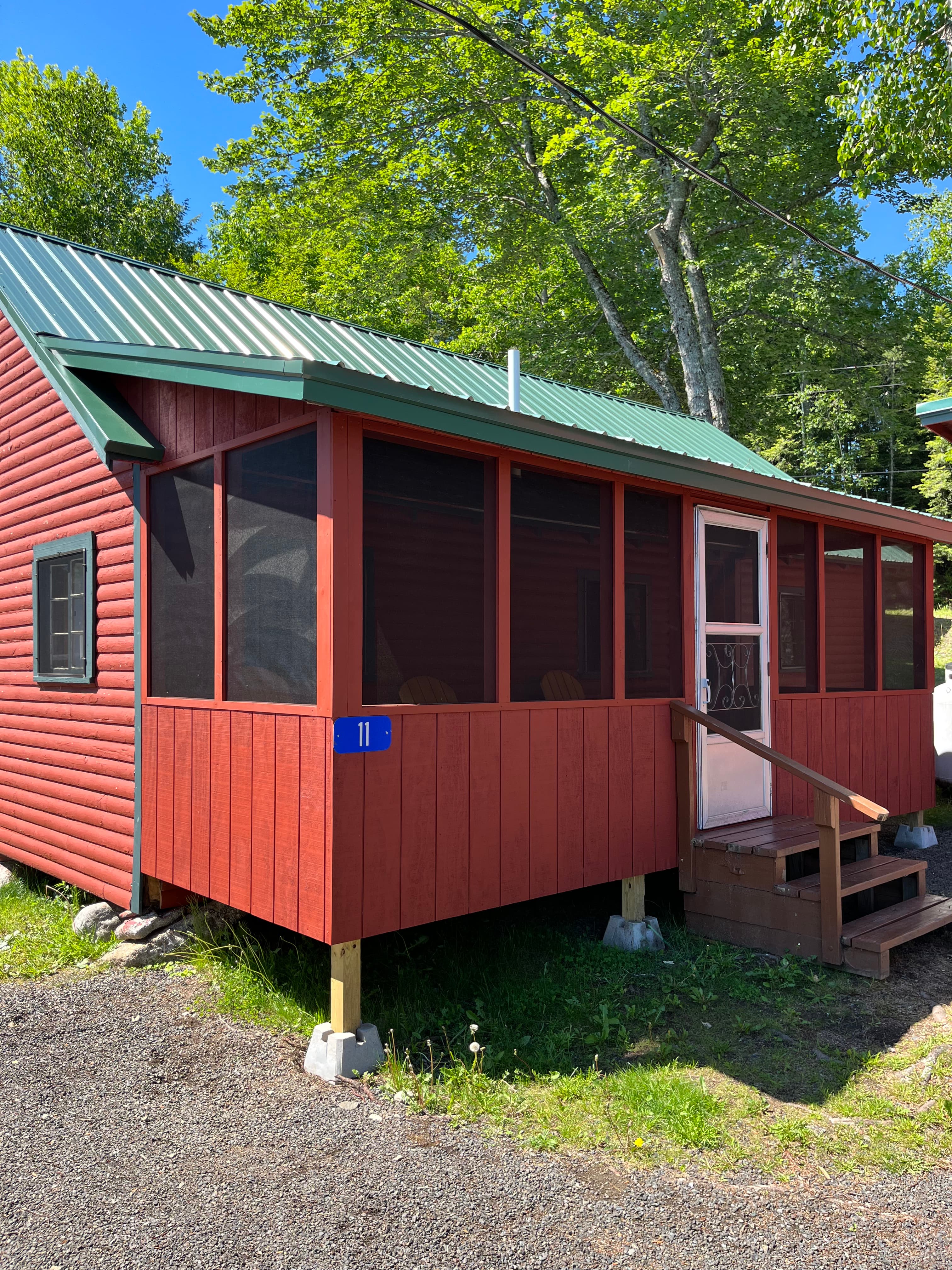 cabin 11 exterior front